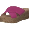s. Oliver 27212, Plateau-Pantoletten, Damen, pink