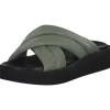 s. Oliver 27207, Plateau-Pantoletten, Damen, PALE GREEN