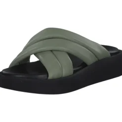 s. Oliver 27207, Plateau-Pantoletten, Damen, PALE GREEN
