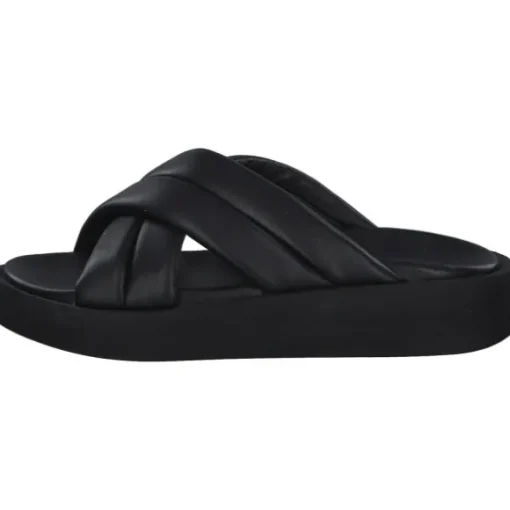 s. Oliver 27207, Plateau-Pantoletten, Damen, black