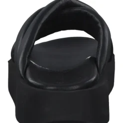 s. Oliver 27207, Plateau-Pantoletten, Damen, black