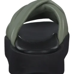 s. Oliver 27207, Plateau-Pantoletten, Damen, PALE GREEN