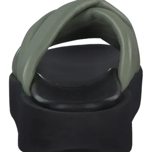 s. Oliver 27207, Plateau-Pantoletten, Damen, PALE GREEN