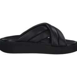 s. Oliver 27207, Plateau-Pantoletten, Damen, black