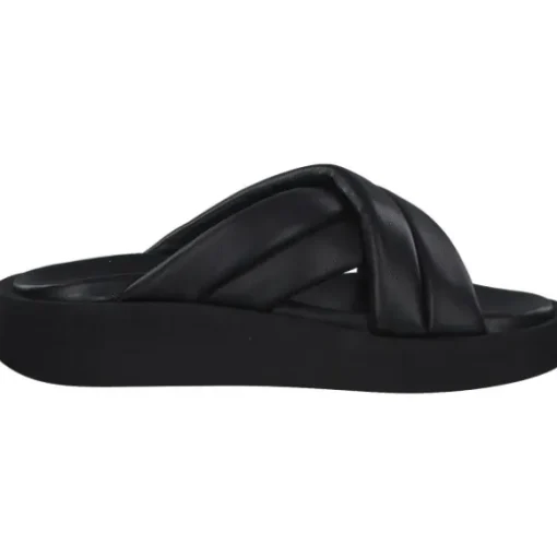s. Oliver 27207, Plateau-Pantoletten, Damen, black