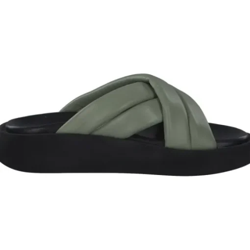 s. Oliver 27207, Plateau-Pantoletten, Damen, PALE GREEN