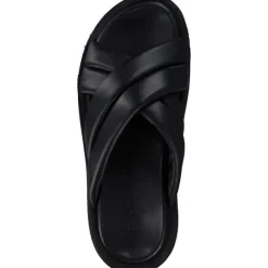 s. Oliver 27207, Plateau-Pantoletten, Damen, black