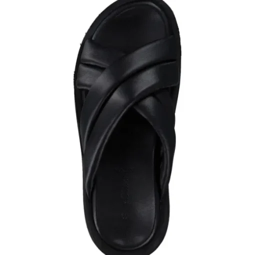 s. Oliver 27207, Plateau-Pantoletten, Damen, black