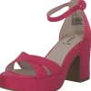s. Oliver 28318, Plateau-Sandaletten, Damen, FUXIA