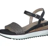 s. Oliver 28708-42, Plateau-Sandaletten, Damen, black