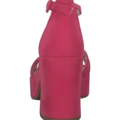 s. Oliver 28318, Plateau-Sandaletten, Damen, FUXIA