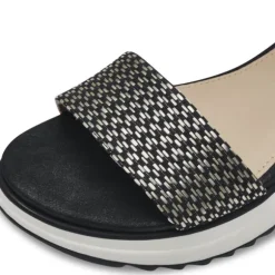 s. Oliver 28708-42, Plateau-Sandaletten, Damen, black