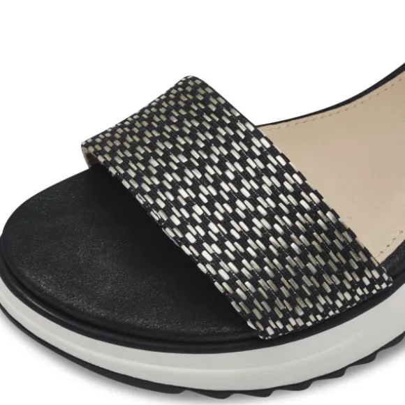 s. Oliver 28708-42, Plateau-Sandaletten, Damen, black