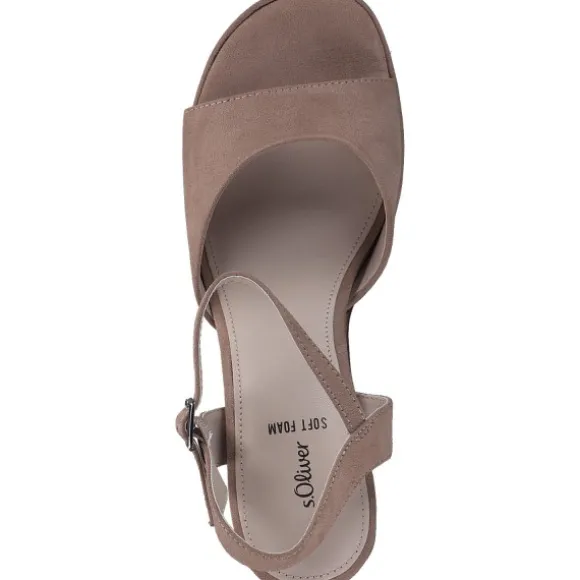 s. Oliver 28319, Plateau-Sandaletten, Damen, ROSE