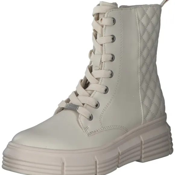 s. Oliver 25202, Schnürstiefeletten, Damen, CREAM