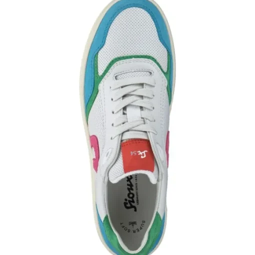 Sioux Tedroso 4023, Schnürschuhe, Damen, turquesa/snow/agave