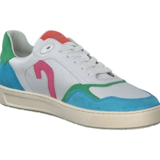 Sioux Tedroso 4023, Schnürschuhe, Damen, turquesa/snow/agave
