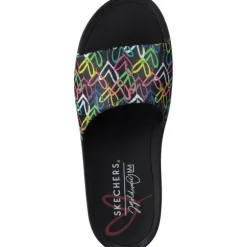 Skechers 111327, Badelatschen, Damen, Schwarz