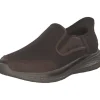 Skechers 205237 CDB Slade slip ins, Sportliche Slipper, Herren, dark brown