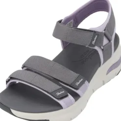 Skechers 119305, Keilsandaletten, Damen, Grau
