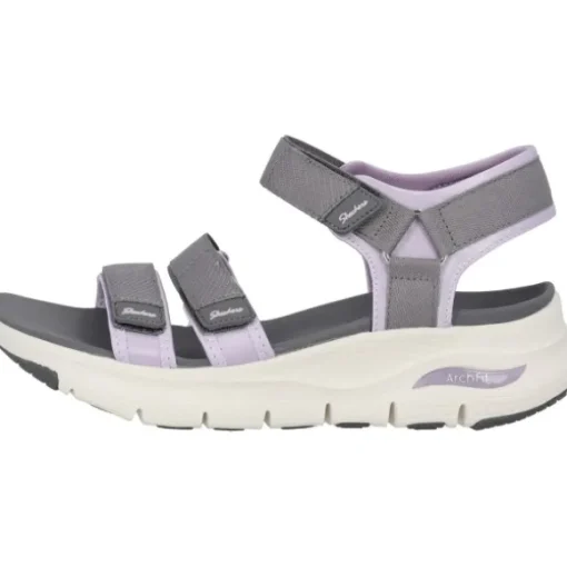Skechers 119305, Keilsandaletten, Damen, Grau