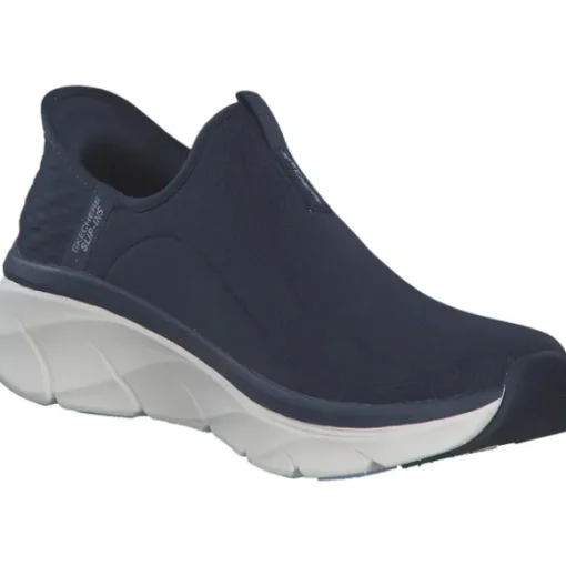 Skechers 150099 NVLV Slip ins d'lux walker 2.0, Slip-On-Sneaker, Damen, Blau