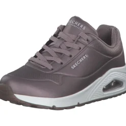 Skechers 73691 PEW Uno, Schnürschuhe, Damen, pewter
