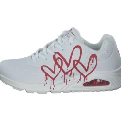 Skechers 177980, Schnürschuhe, Damen, white/red