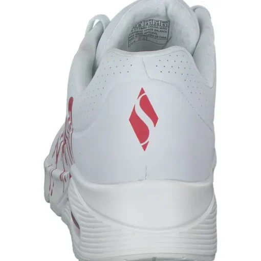 Skechers 177980, Schnürschuhe, Damen, white/red