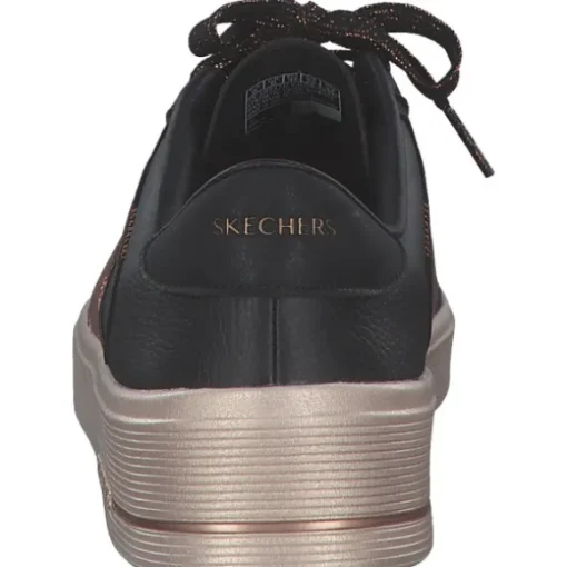 Skechers 185170, Schnürschuhe, Damen, BLACK / BROWN TRIM