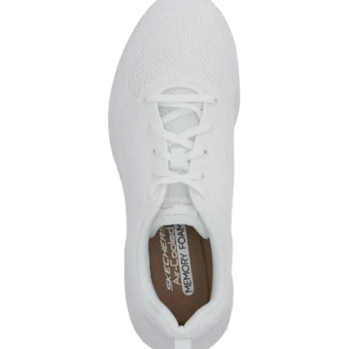 Skechers 149948, Schnürschuhe, Damen, white silver