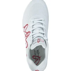Skechers 177980, Schnürschuhe, Damen, white/red