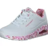 Skechers 155506, Sneakers Low, Damen, WRPK white/red/pink