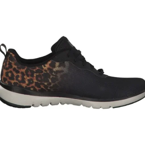 Skechers 13476, Sneakers Low, Damen, Schwarz (Black/Gold)