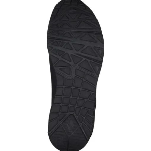 Skechers 155523, Sneakers Low, Damen, Schwarz Weiß Gold