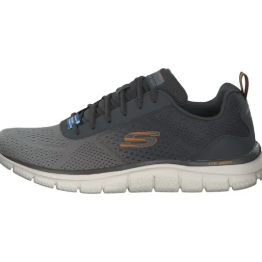 Skechers 232399, Sneakers Low, Herren, Grau/Orange
