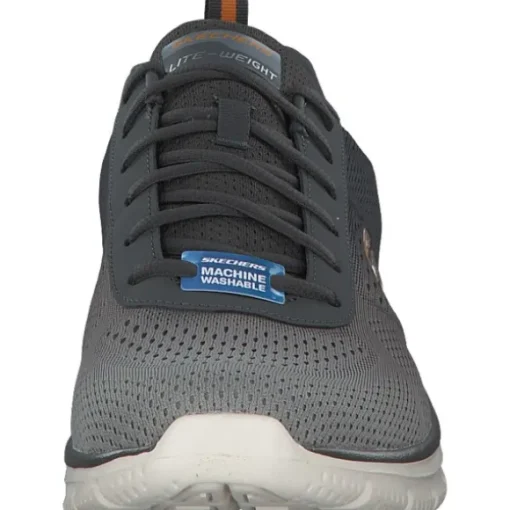 Skechers 232399, Sneakers Low, Herren, Grau/Orange