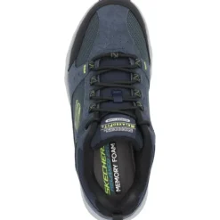 Skechers 51893, Sneakers Low, Herren, Blau (Navy Lime)