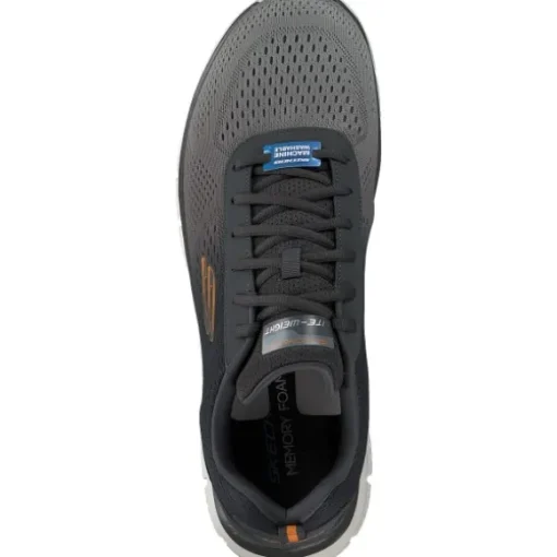 Skechers 232399, Sneakers Low, Herren, Grau/Orange