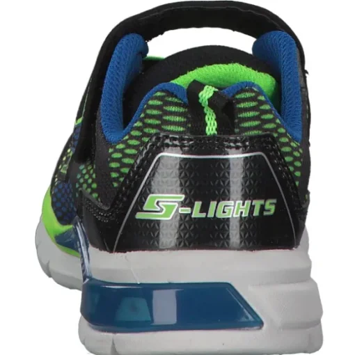 Skechers 90553, Sneakers Low, Kinder, Blau (Blau/Grün)