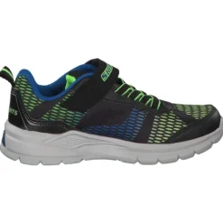Skechers 90553, Sneakers Low, Kinder, Blau (Blau/Grün)