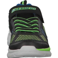 Skechers 90553, Sneakers Low, Kinder, Blau (Blau/Grün)