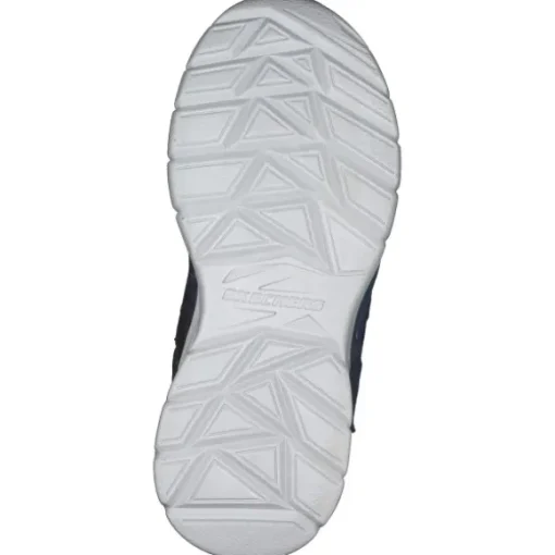 Skechers 90553, Sneakers Low, Kinder, Blau (Blau/Grün)