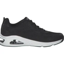Skechers 177411-BLK TRES AIR UNO-GLIT AIRY, Schnürschuhe, Damen, BLACK GLITTER