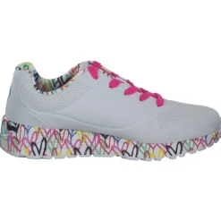 Skechers 314976L , Schnürschuhe, Damen, WEIß