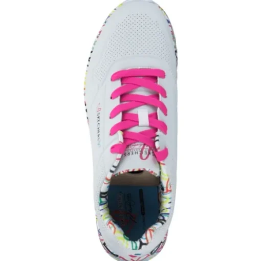 Skechers 314976L , Schnürschuhe, Damen, WEIß
