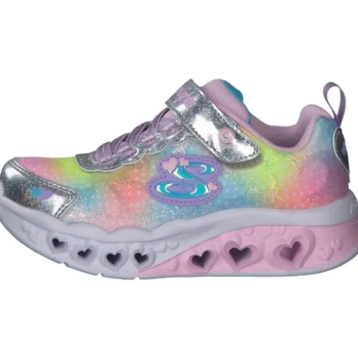 Skechers 302315L, Sneakers Low, Kinder, silver Mesh/multi
