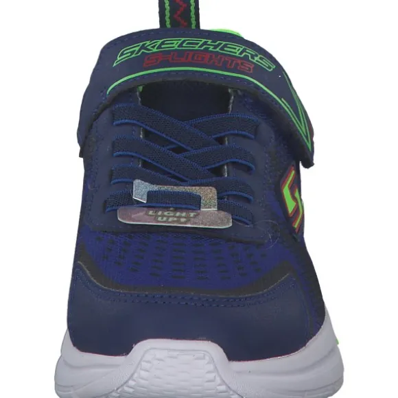 Skechers 401660L, Sneakers Low, Kinder, navy/lime/red