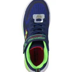 Skechers 401660L, Sneakers Low, Kinder, navy/lime/red