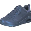 Skechers 177104-SLT UNO-GALACTIC GAL, Schnürschuhe, Damen, SLATE METALLIC